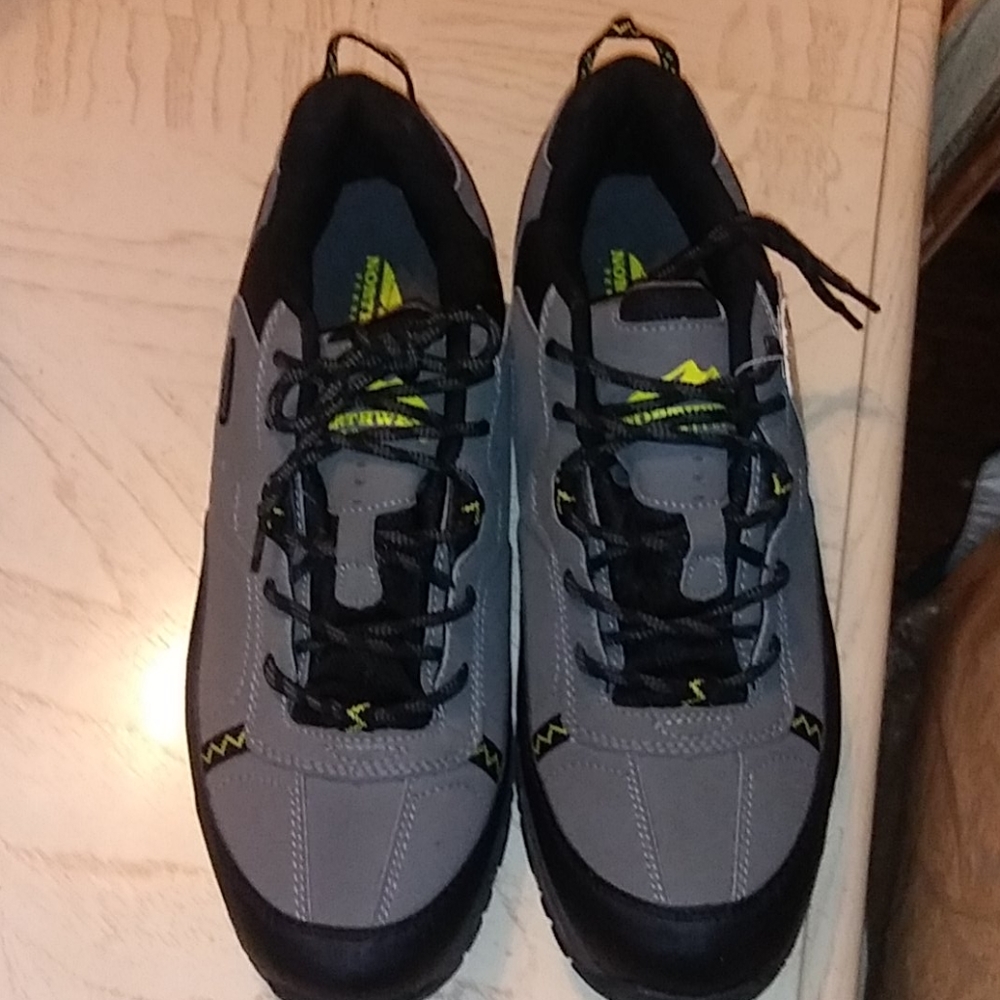 Men's waterproof sneaker boots.